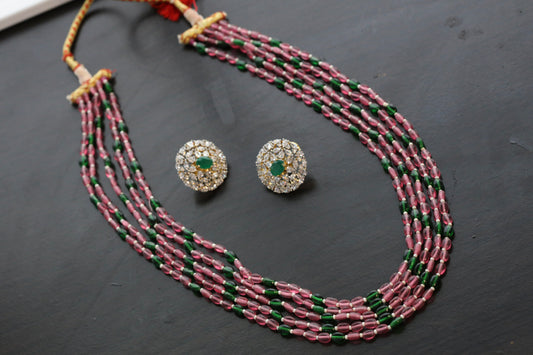 Simran Layered Mala Necklace (ABJ-M08)