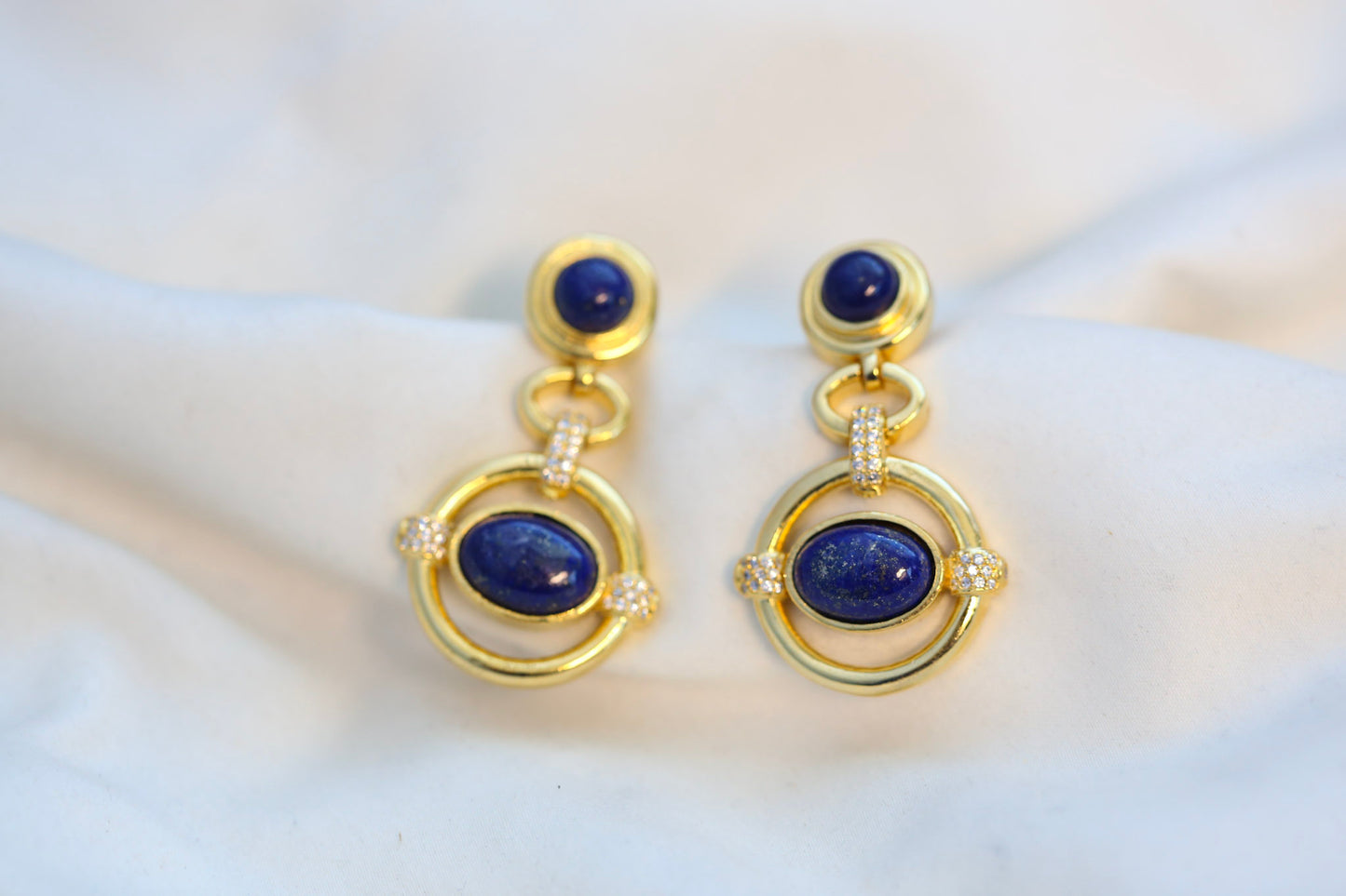 CZ Semiprecious Earrings - (101-72)