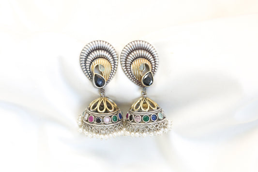 Dual Tone Jhumka - ABJ1-02