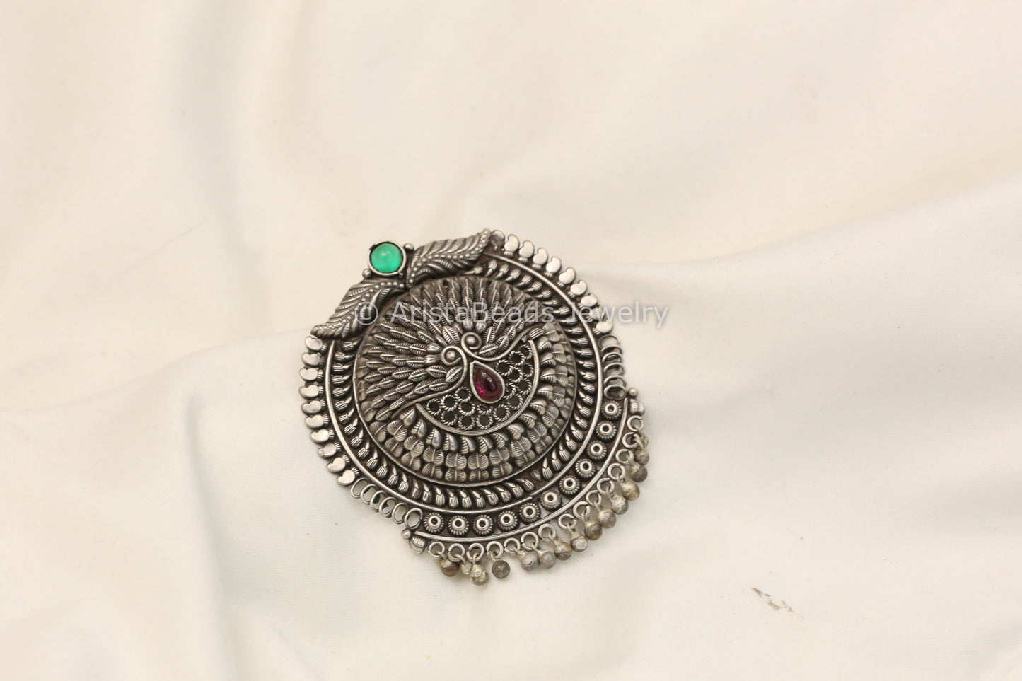 925 Handmade Kolhapuri Work Necklace