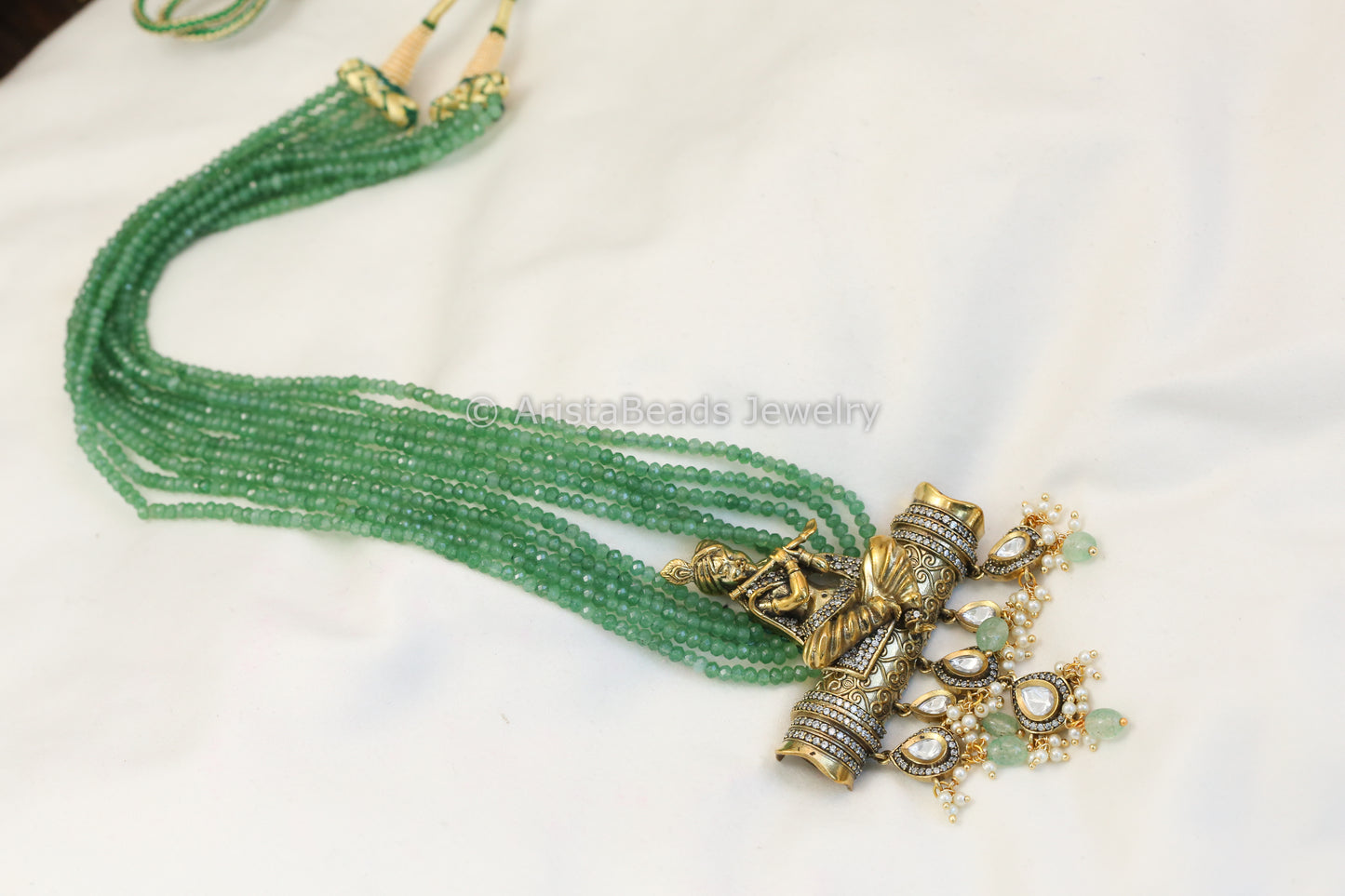 Victorian Uncut Kundan ShriKrishna Necklace